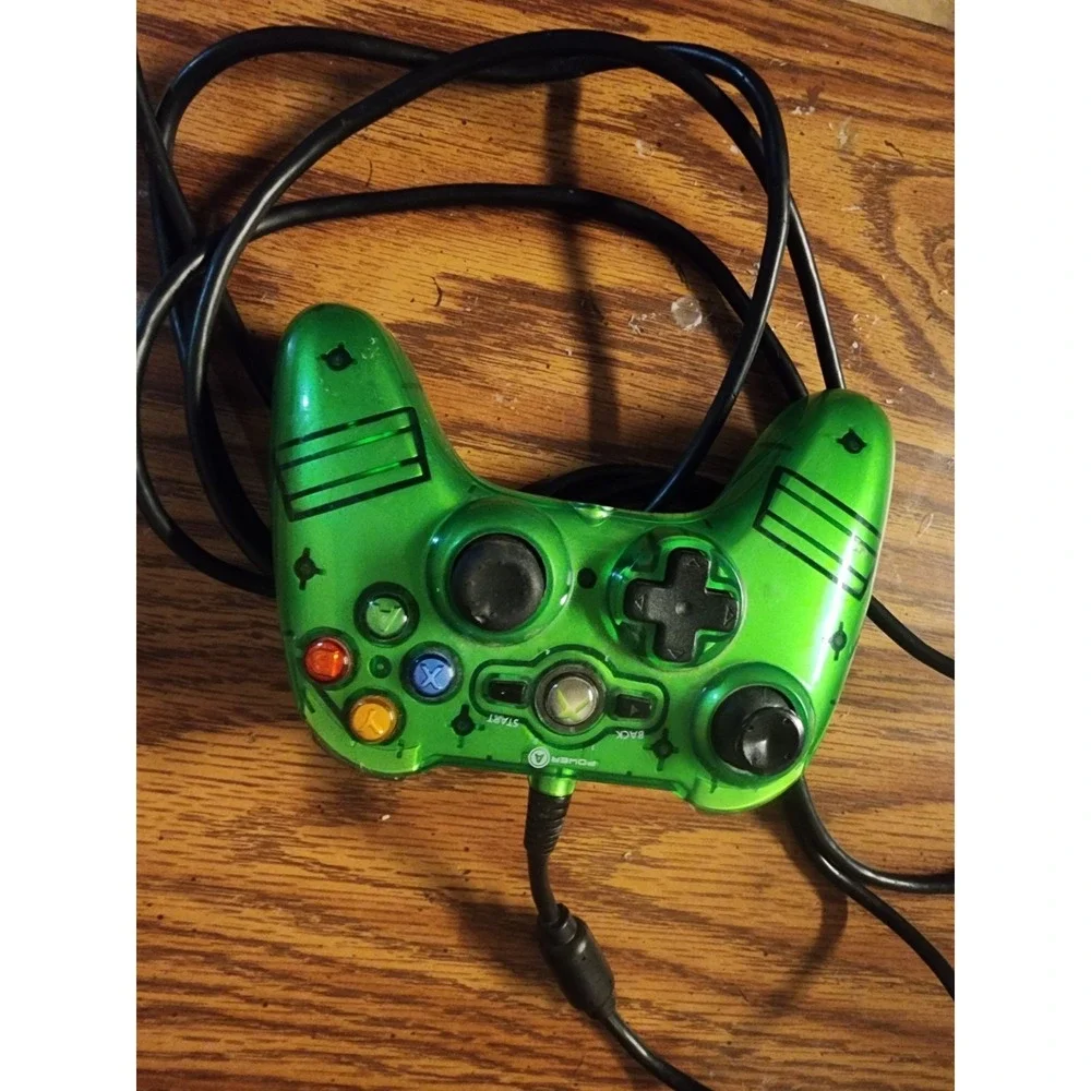 Power A Mini Pro Ex Xbox 360 Liquid Green Wired Controller Rare